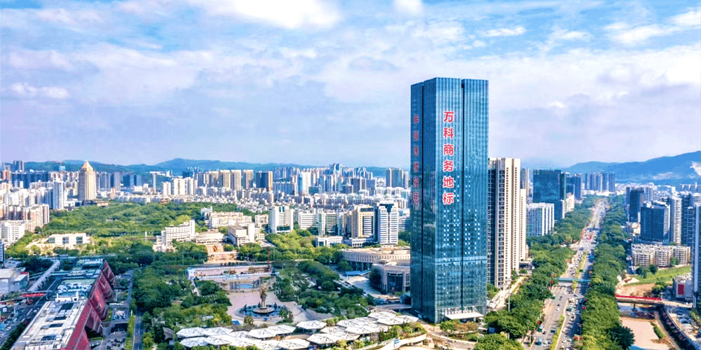 万科时代广场主楼外观