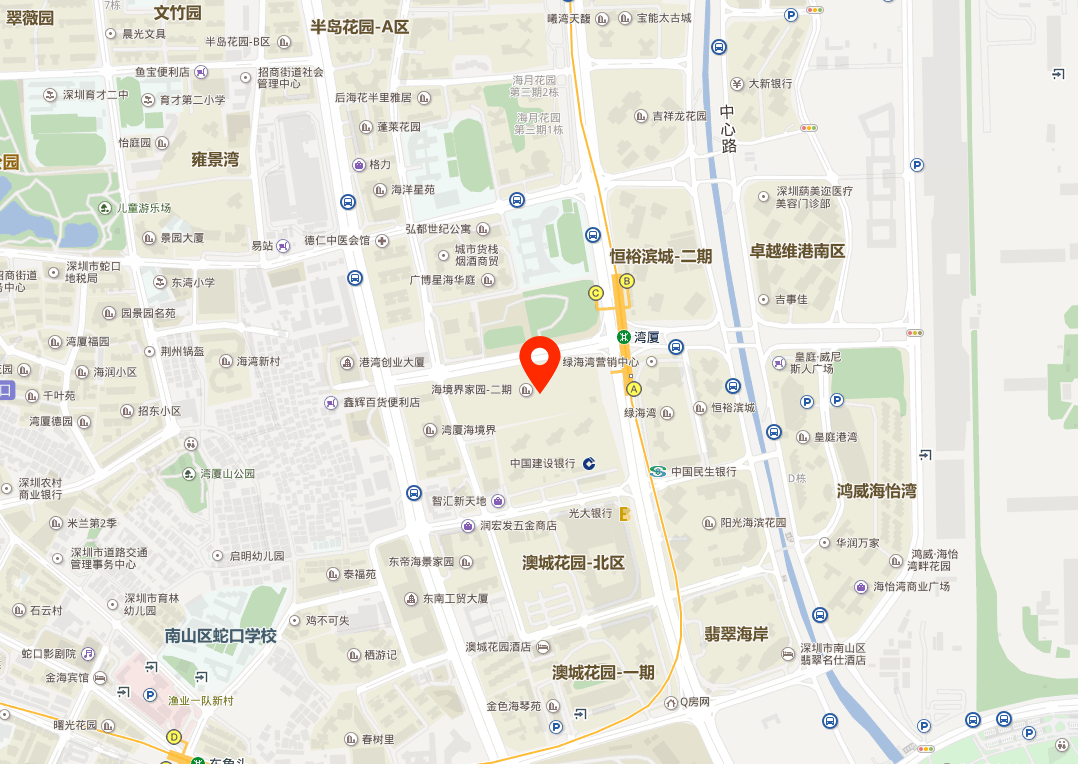 深圳农商银行总行大厦地图示意