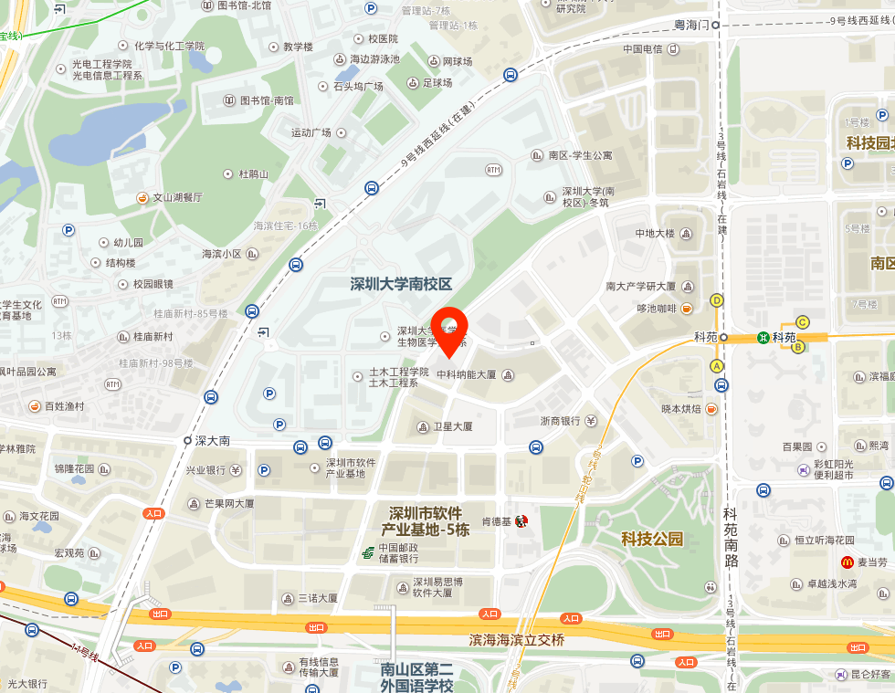 微软科通大厦地图示意