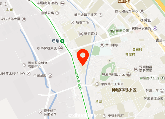 西部硅谷地图示意