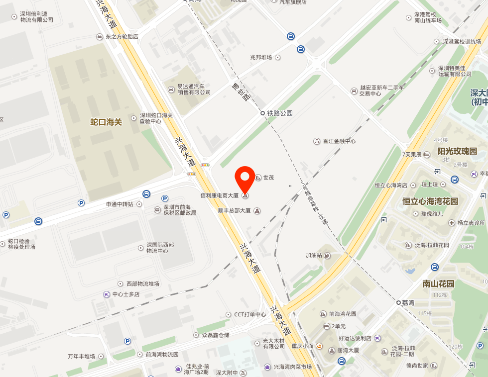 信利康大厦地图示意