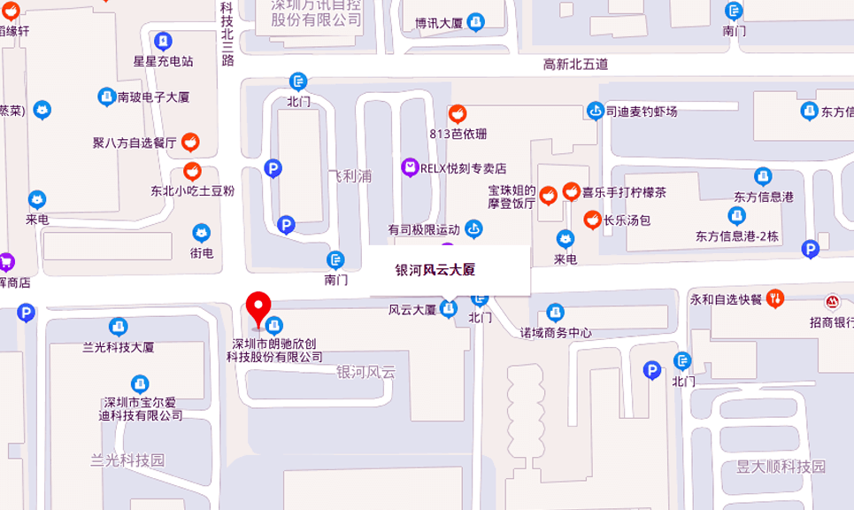银河风云大厦地图示意