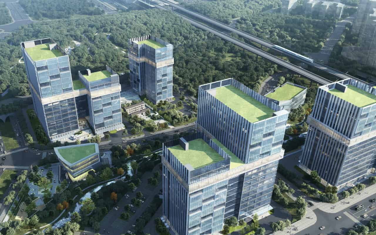 银星银智生命健康科技园主楼外观