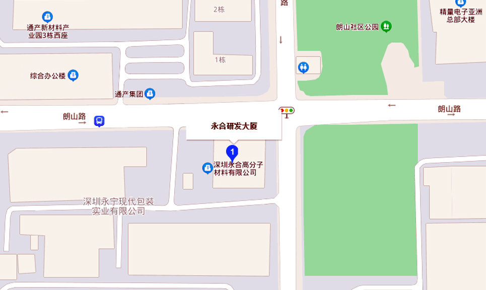 永合研发大厦地图示意