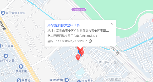 雍华源商务大厦地图示意
