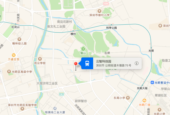 云智科技园地图示意