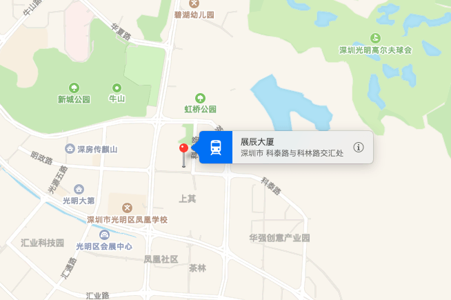 展辰大厦地图示意