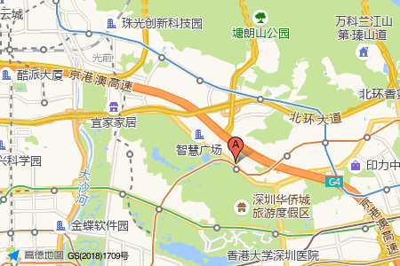 智慧广场地图示意