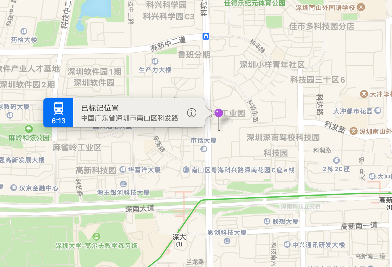 中电长城大厦地图示意