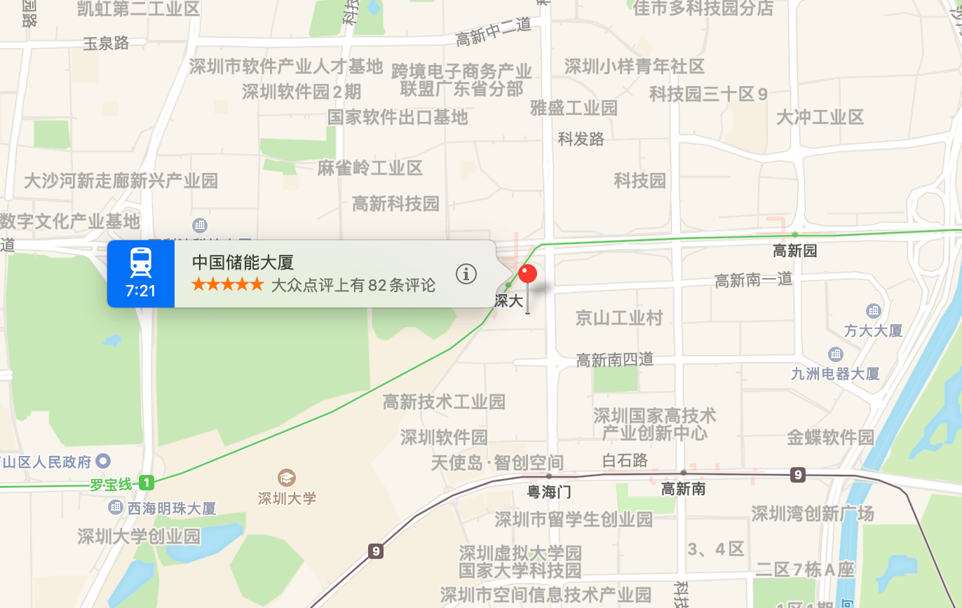 中国储能大厦地图示意