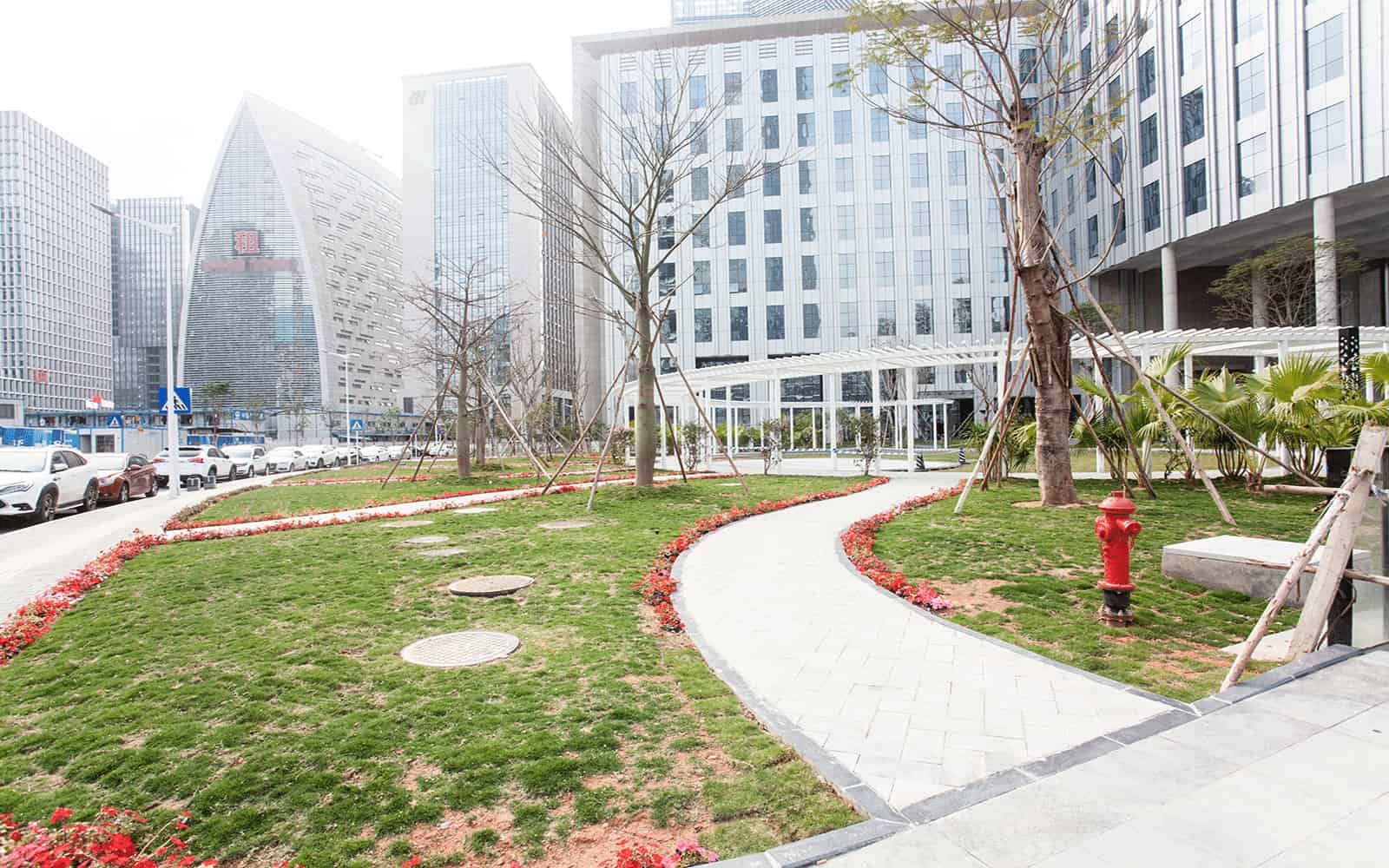 中科纳能大厦园区园林景观