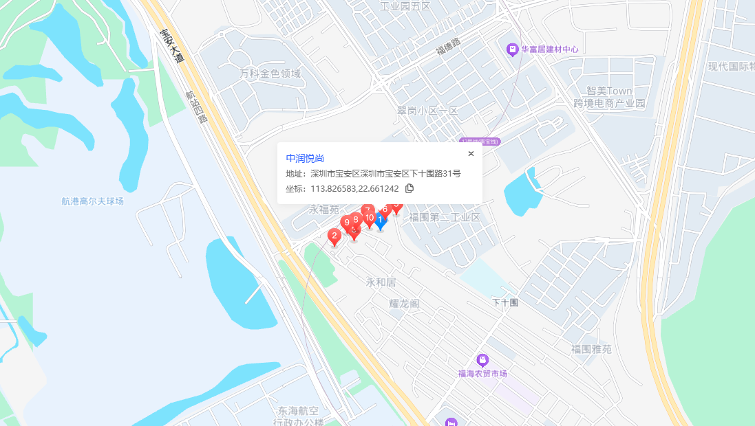 中润悦尚地图示意